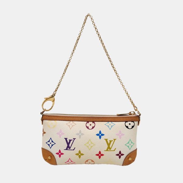 LV × TM VINTAGE MILLA Monogram Coated Canvas White