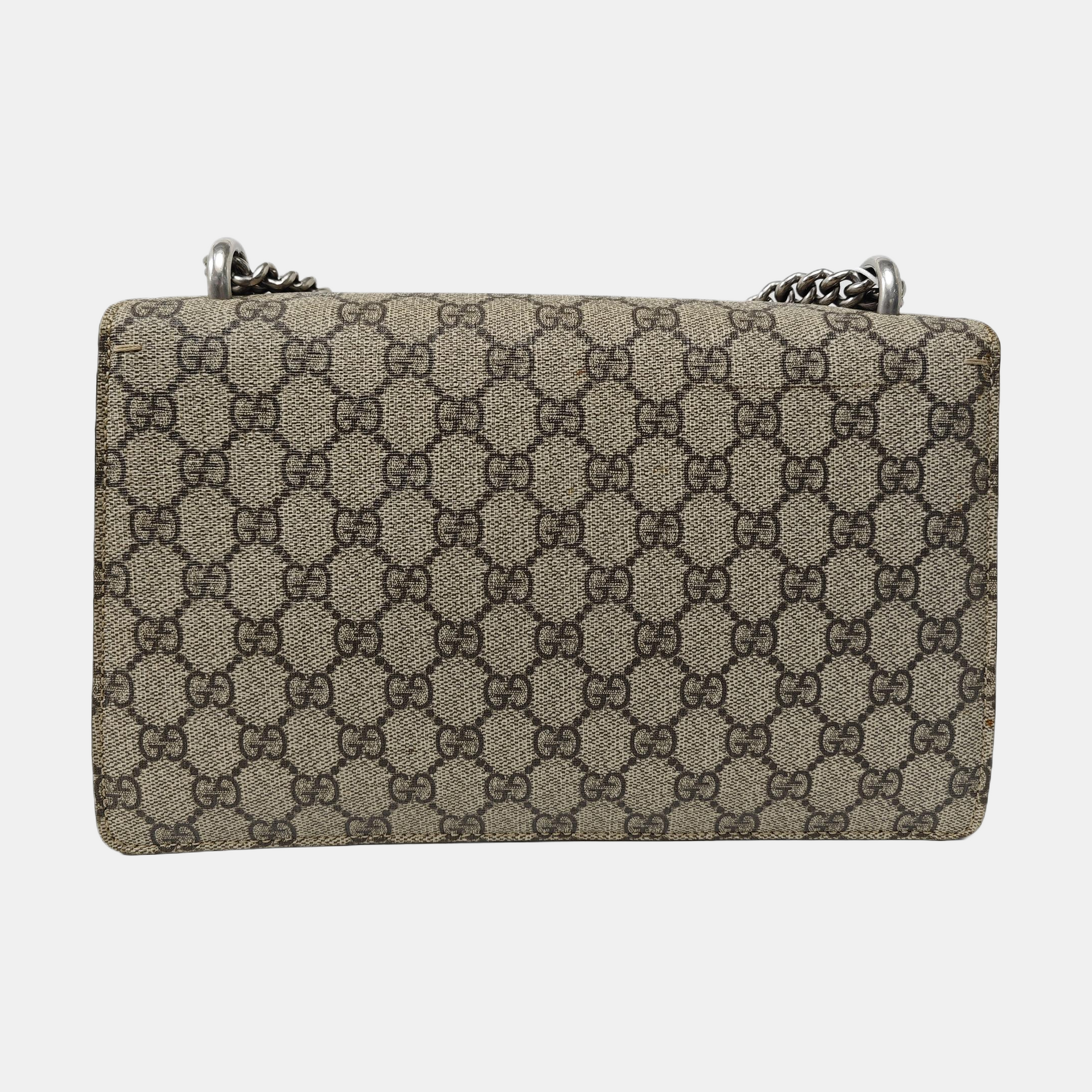 Dionysus Small Monogram Coated Canvas Black