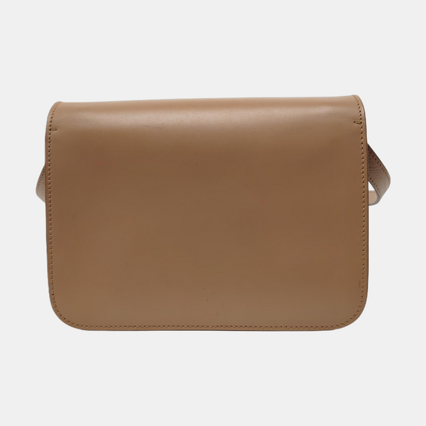TB Small Calfskin Beige