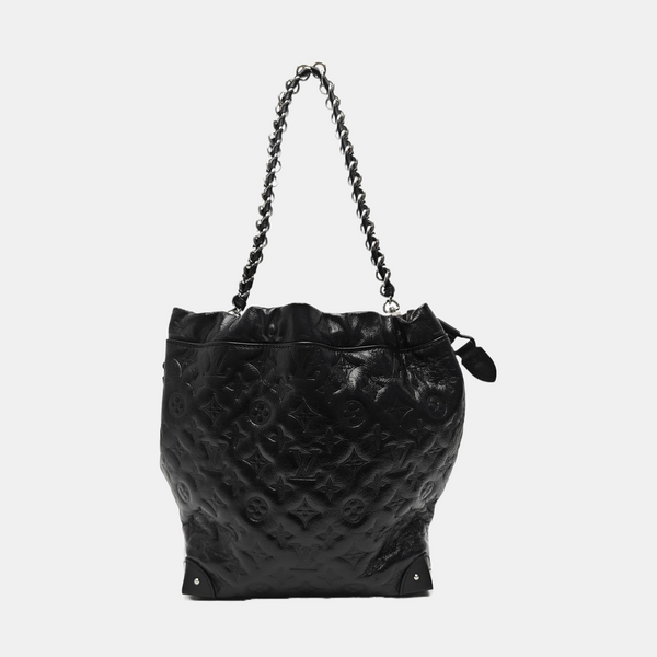 NOÉ TRUNK PM Monogram Lambskin Black