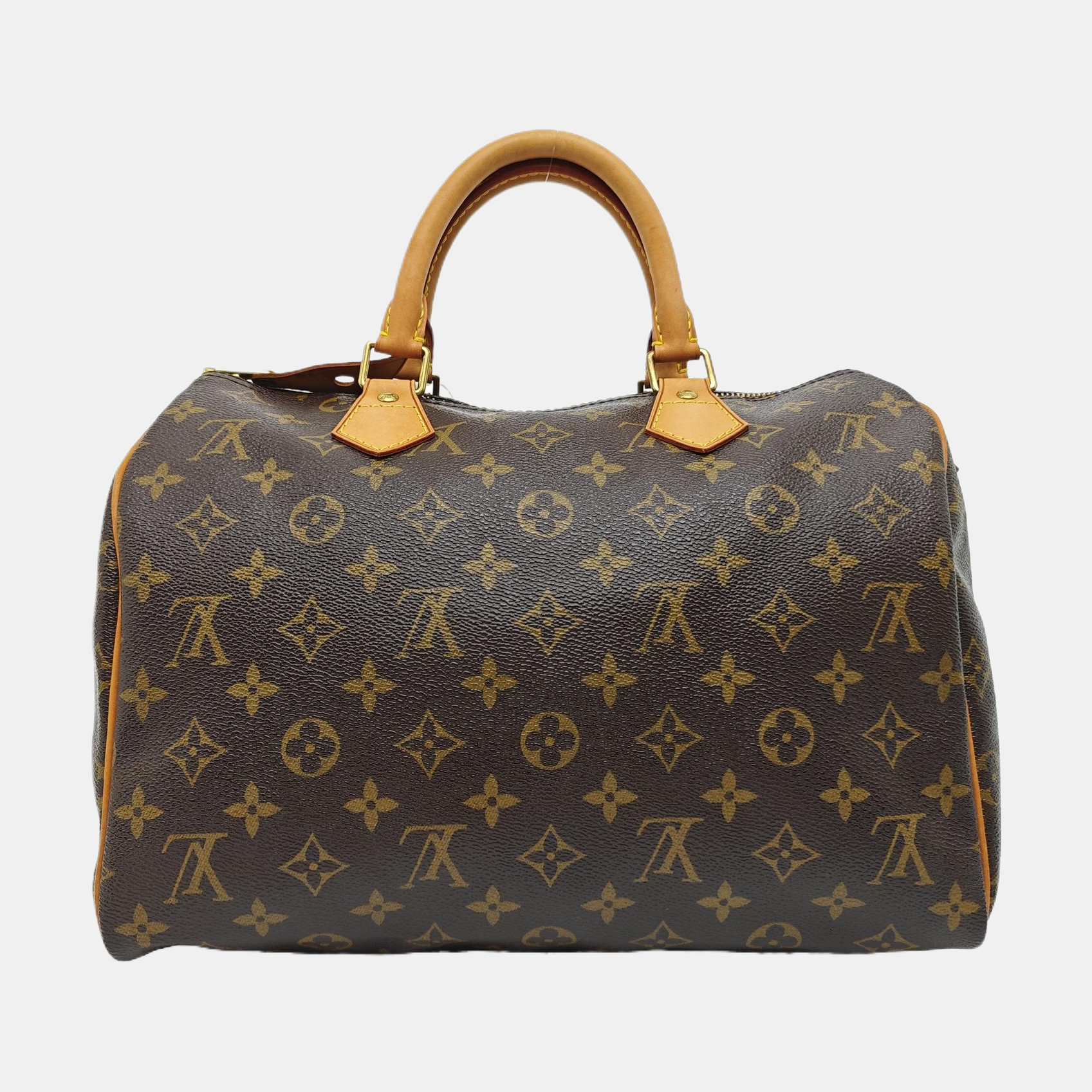SPEEDY 30 Monogram Coated Canvas Brown