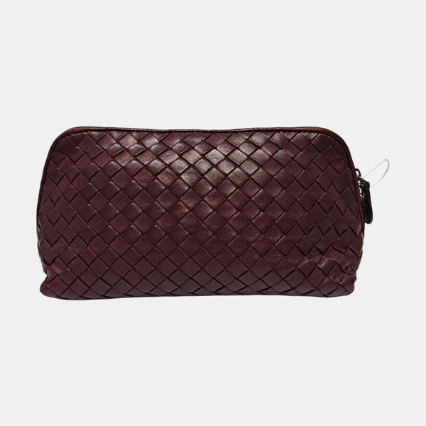 Lambskin Clutch Red