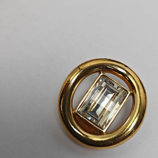 Metal Gold Clip On Earrings