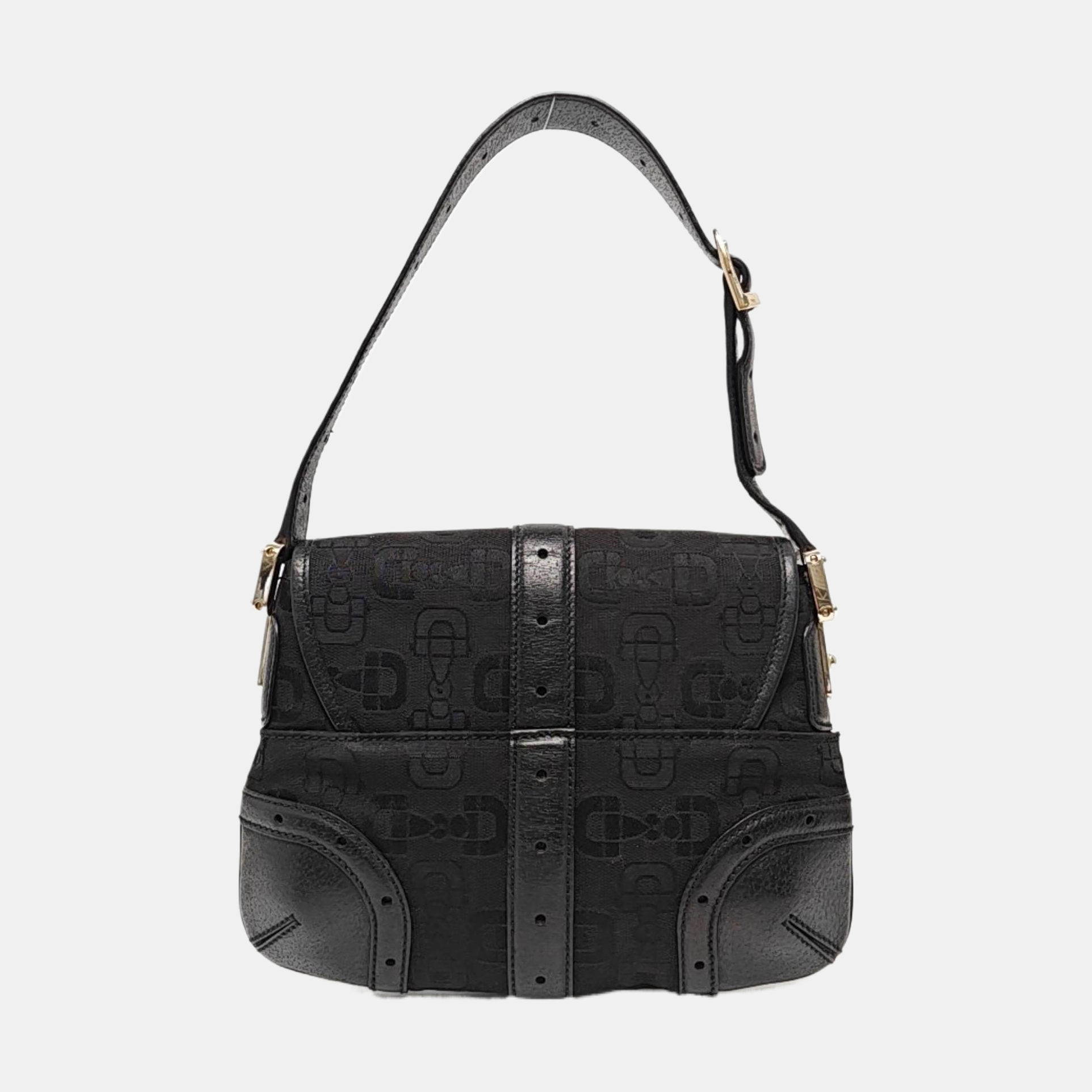 Canvas Top Handle Bag Black