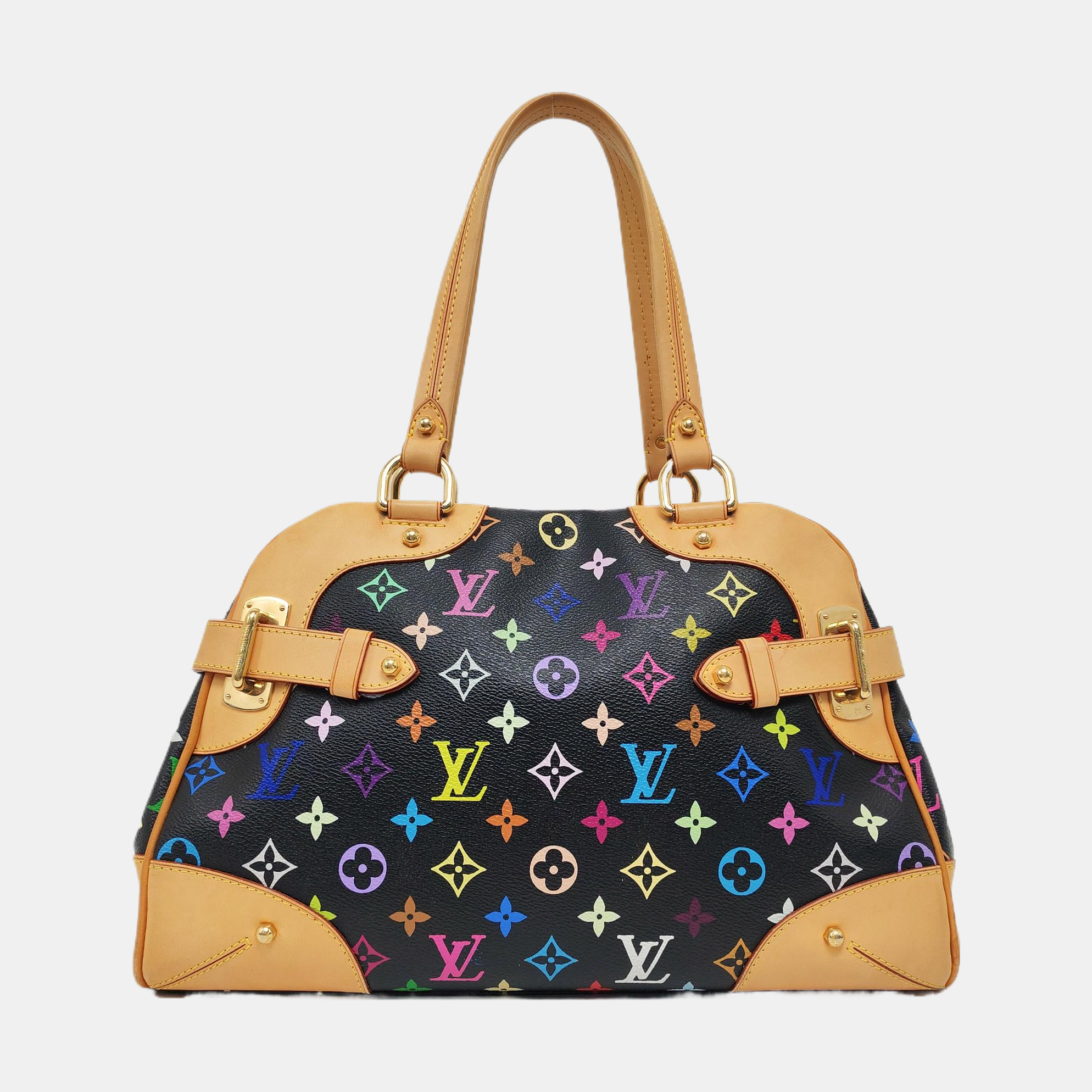 CLAUDIA Monogram Coated Canvas Black