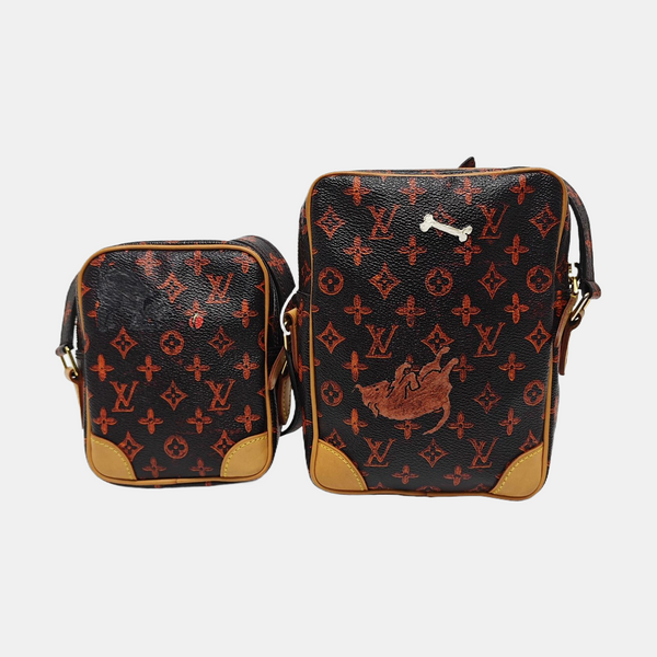 DANUBE Monogram Coated Canvas Brown