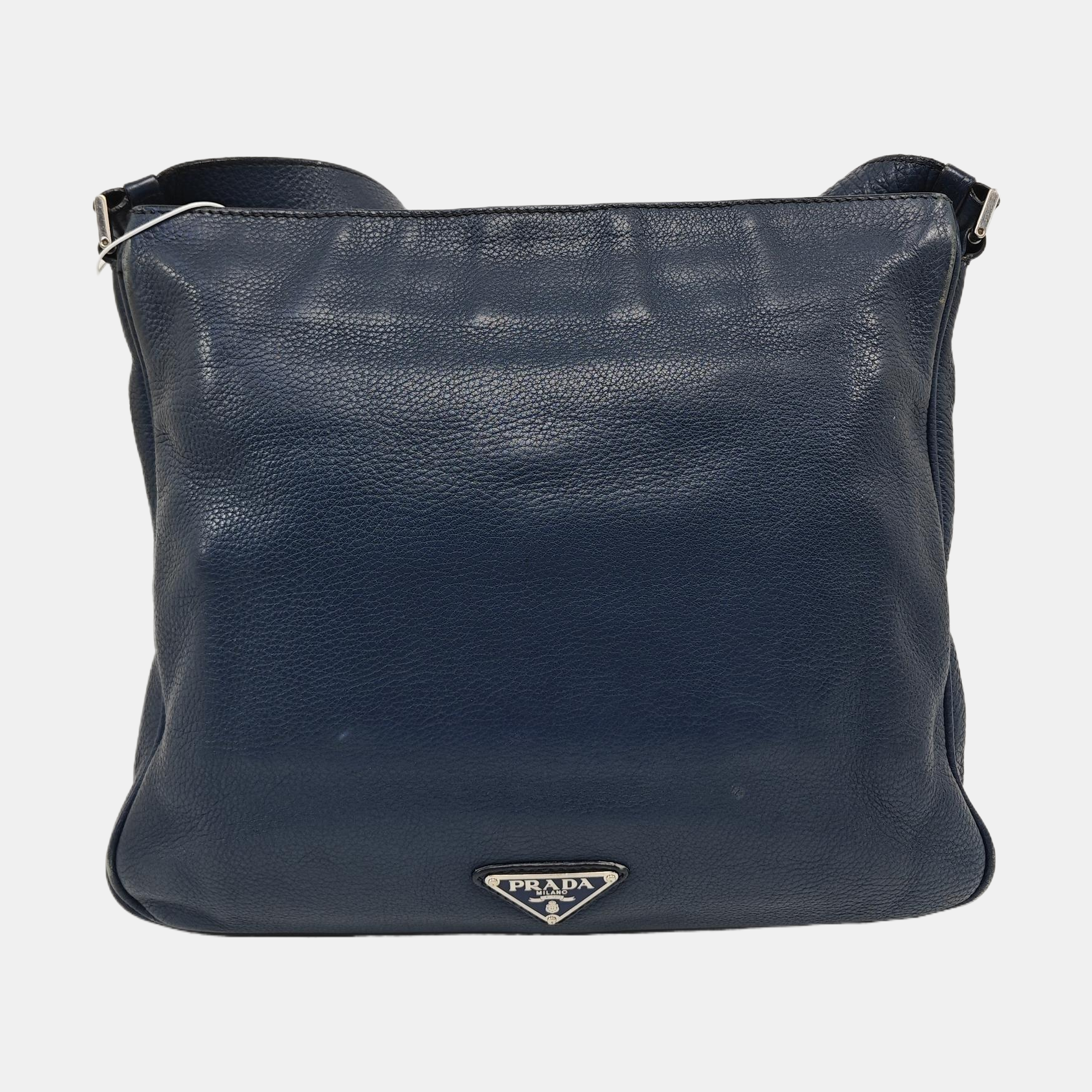 Vela Messenger Bag Calfskin Blue