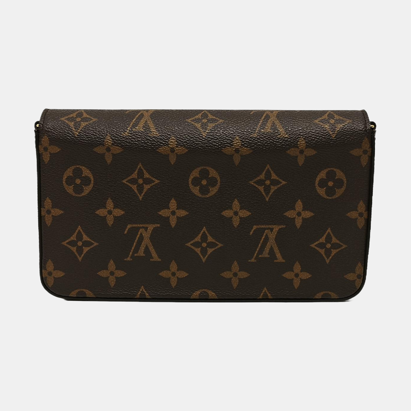 FÉLICIE Monogram Coated Canvas Brown