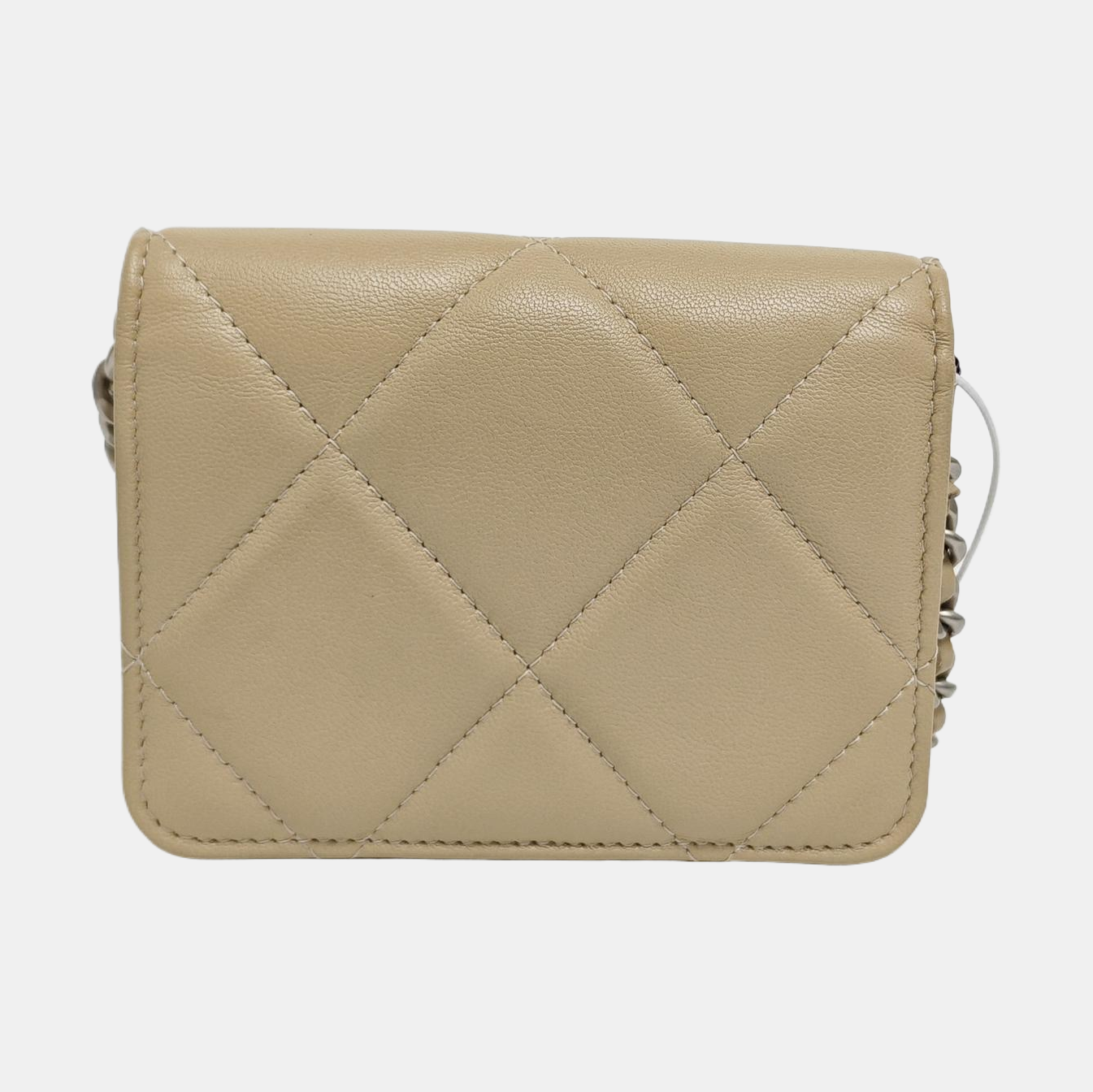 Authenticated pre-owned  CHANEL 19 Quilted Lambskin Beige - Shoulder Bag at Looply