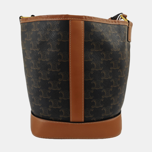 TRIOMPHE CANVAS Small Coated Canvas Brown
