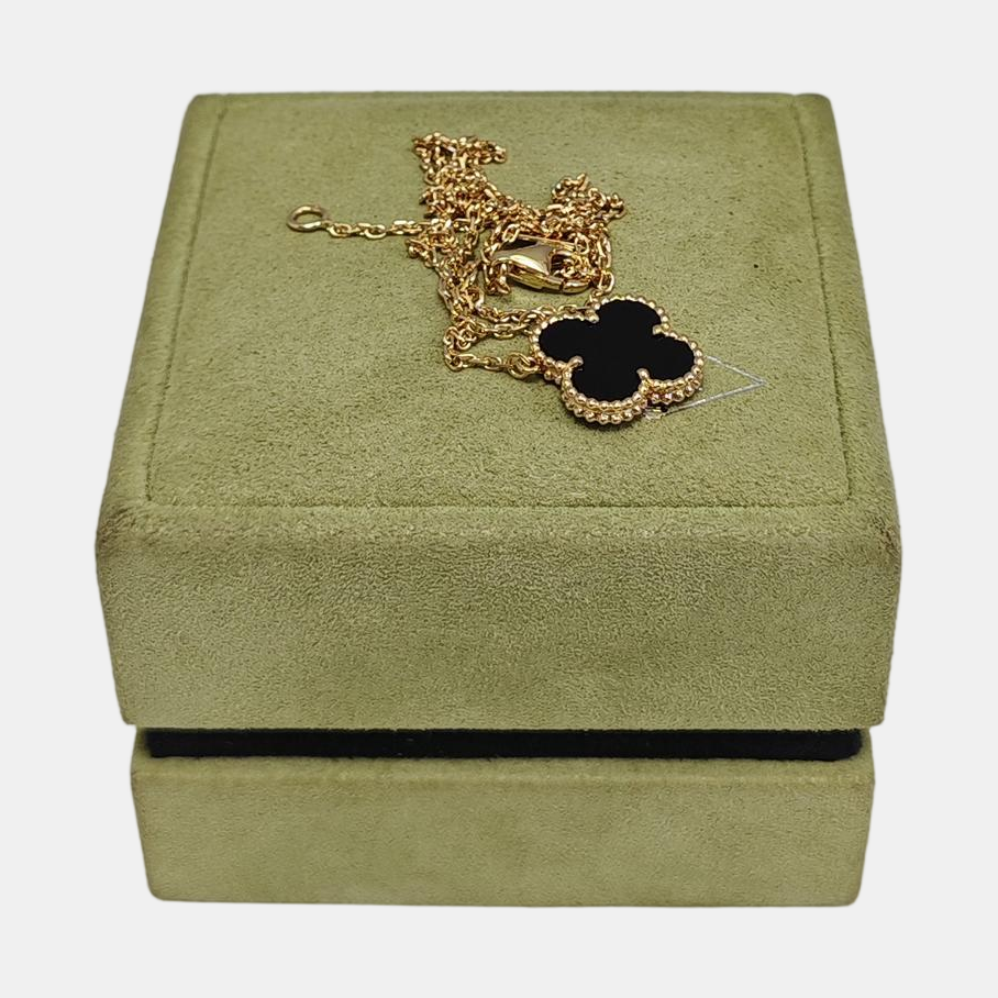 Vintage Alhambra 18k Gold Necklace