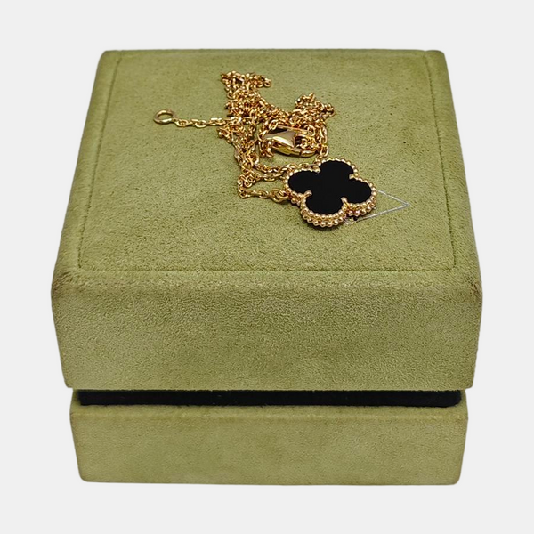 Vintage Alhambra 18k Gold Necklace