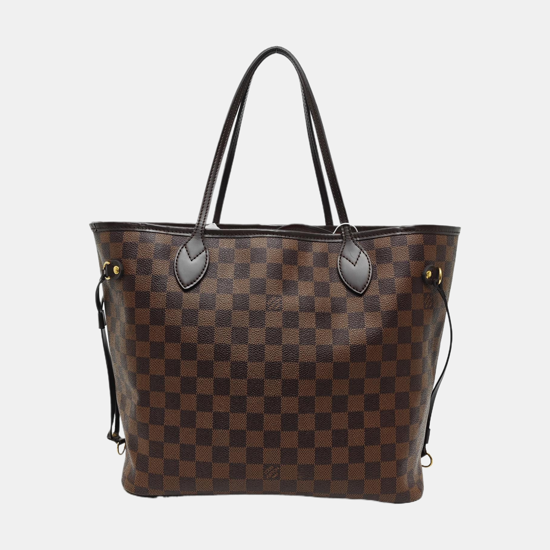 NEVERFULL MM Damier Ebene Coated Canvas Brown