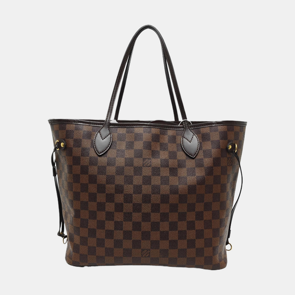 NEVERFULL MM Damier Ebene Coated Canvas Brown