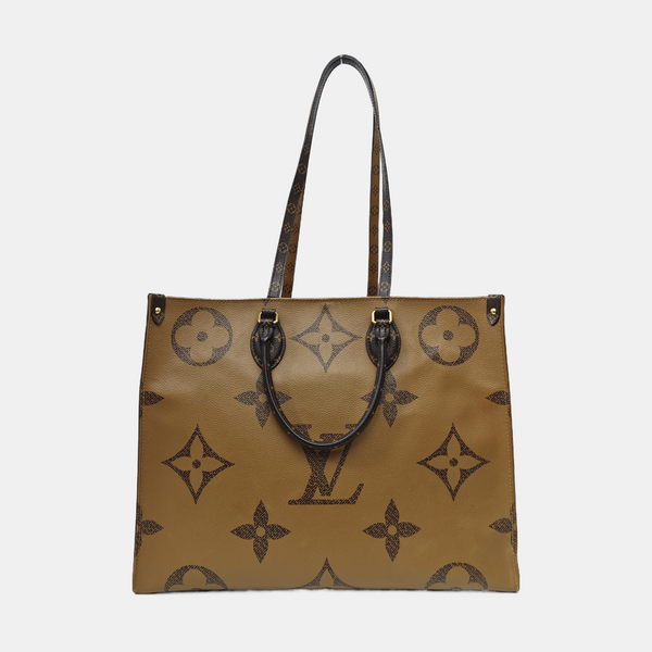 ONTHEGO GM Monogram Coated Canvas Brown