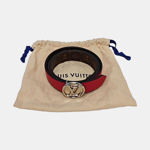Leather Belt Red