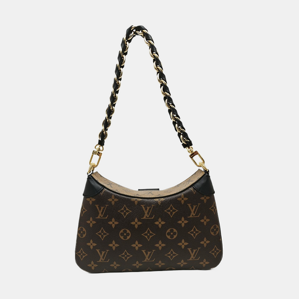 TWINNY Monogram Coated Canvas Brown