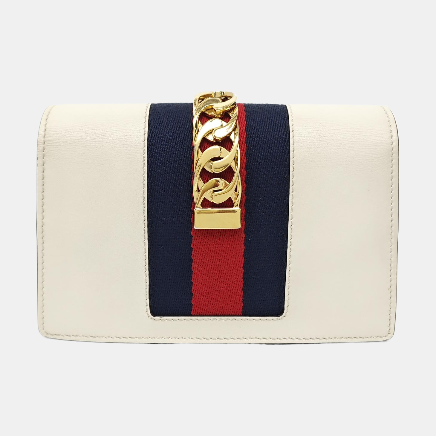 Sylvie Super Mini Calfskin White