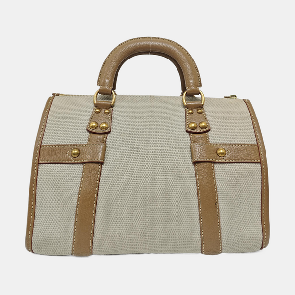 SAC DE NUIT Quilted Canvas Gray