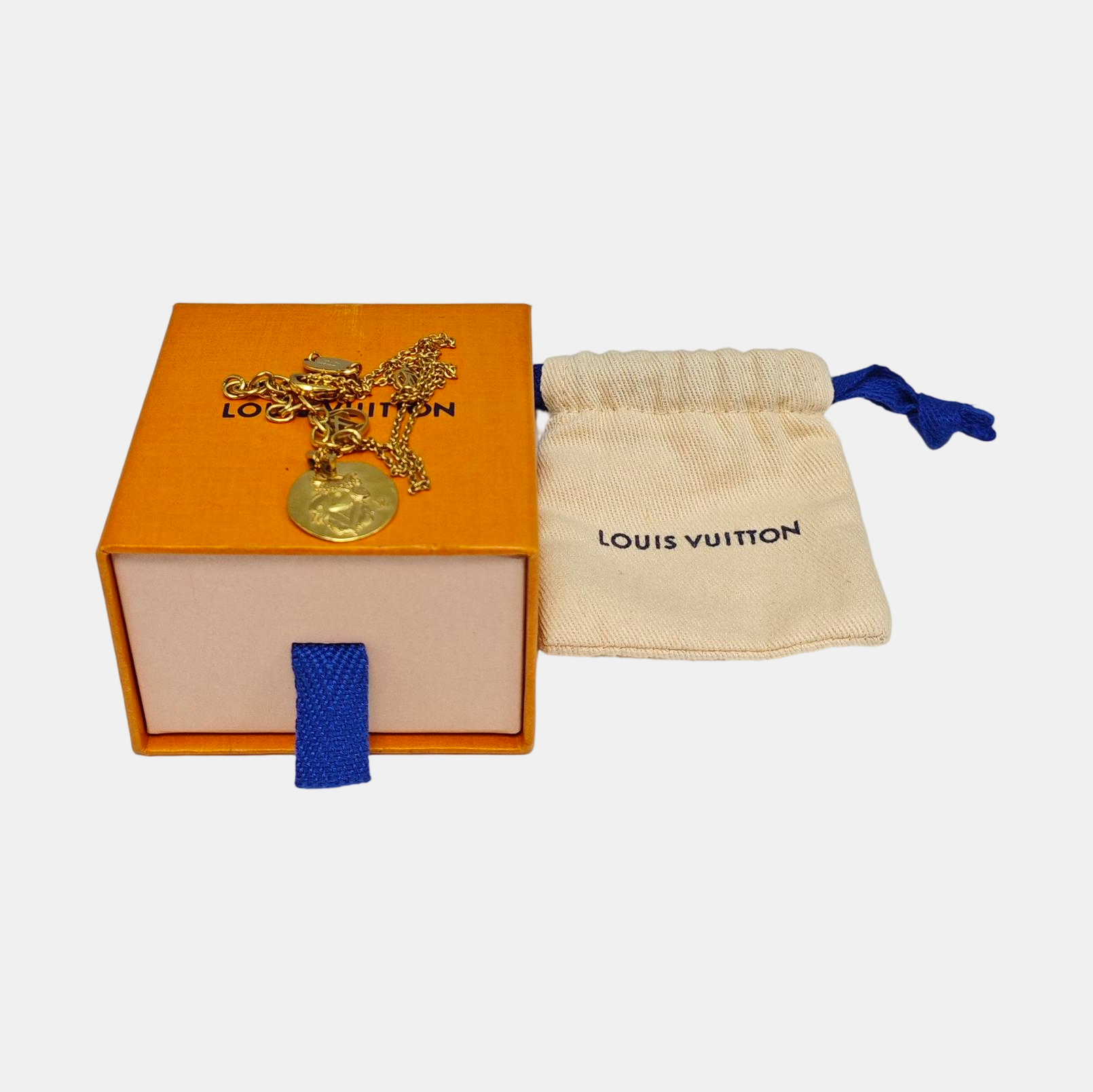 LOUIS IN THE SKY Metal Gold Necklace