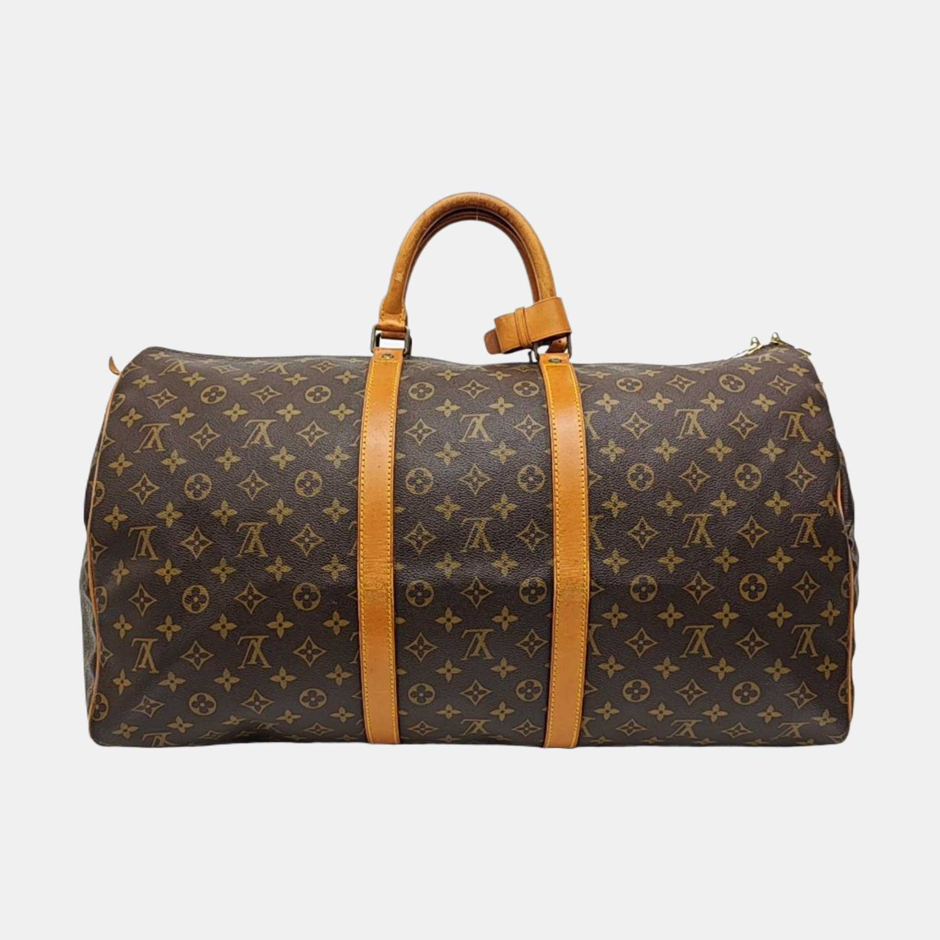 SAC SOUPLE 55 Monogram Coated Canvas Brown