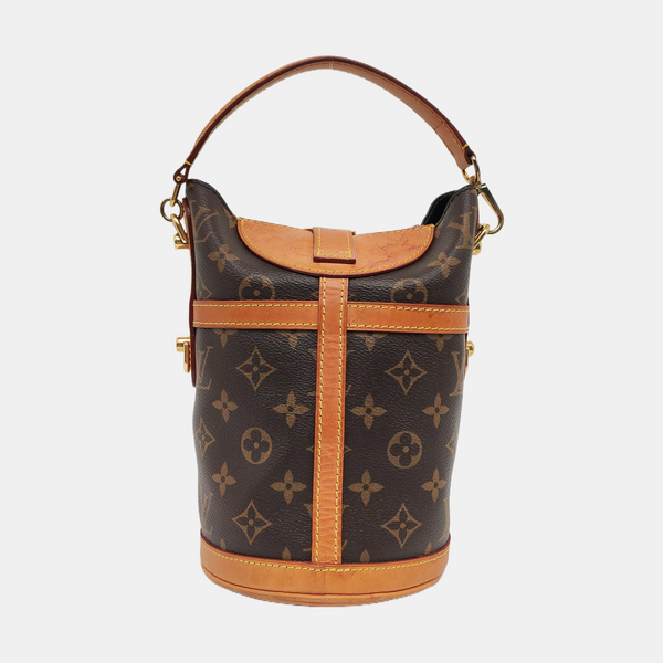 DUFFLE Monogram Coated Canvas Brown