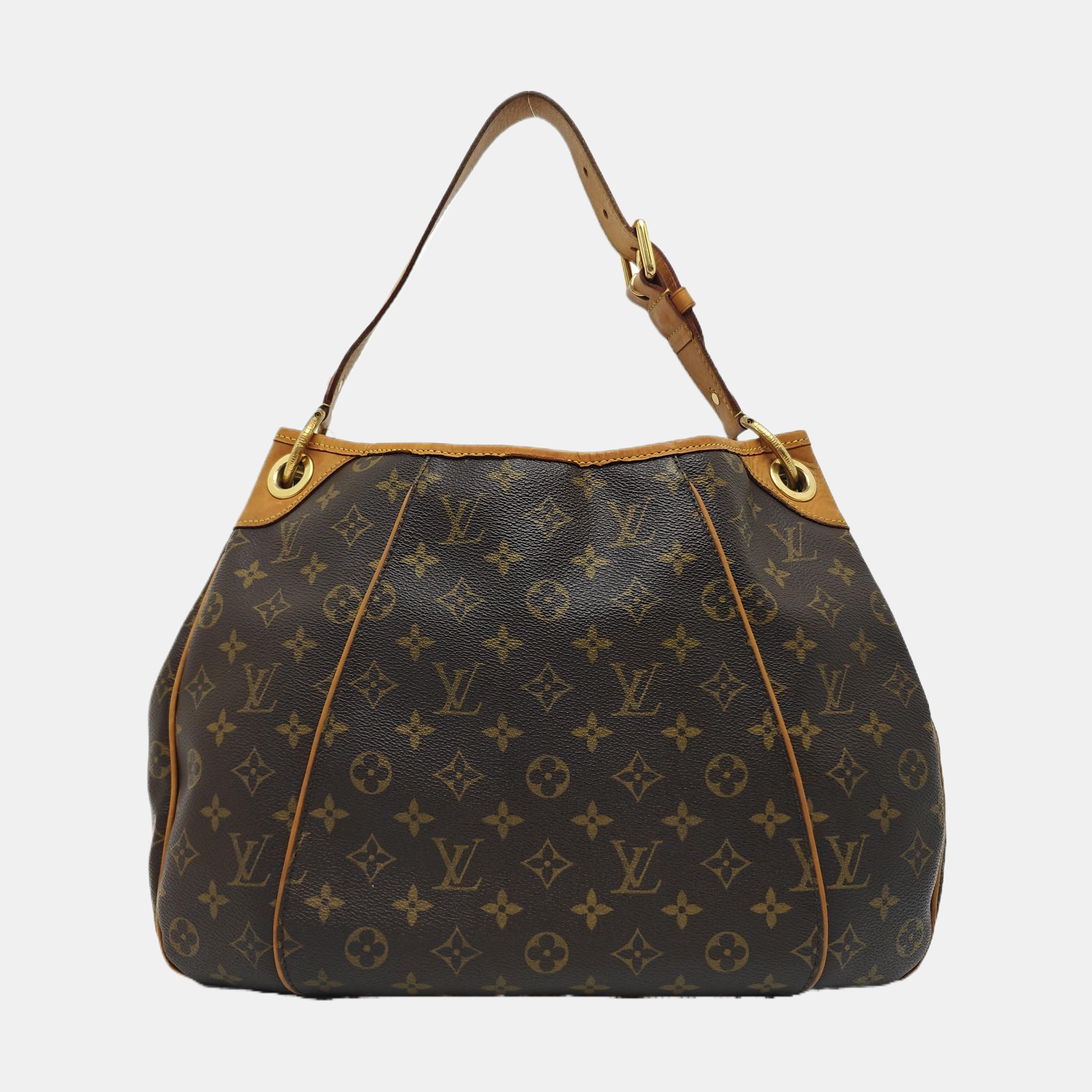 GALLIERA Monogram Coated Canvas Brown