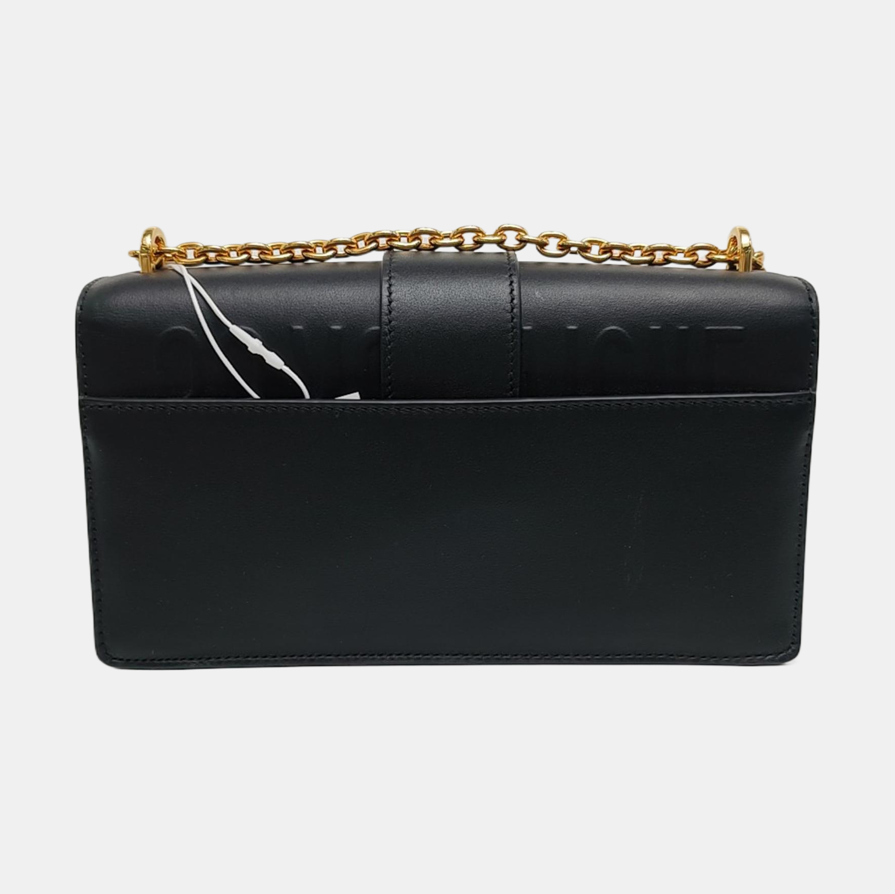 30 Montaigne East-West Small Calfskin Black