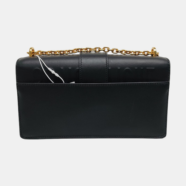 30 Montaigne East-West Small Calfskin Black