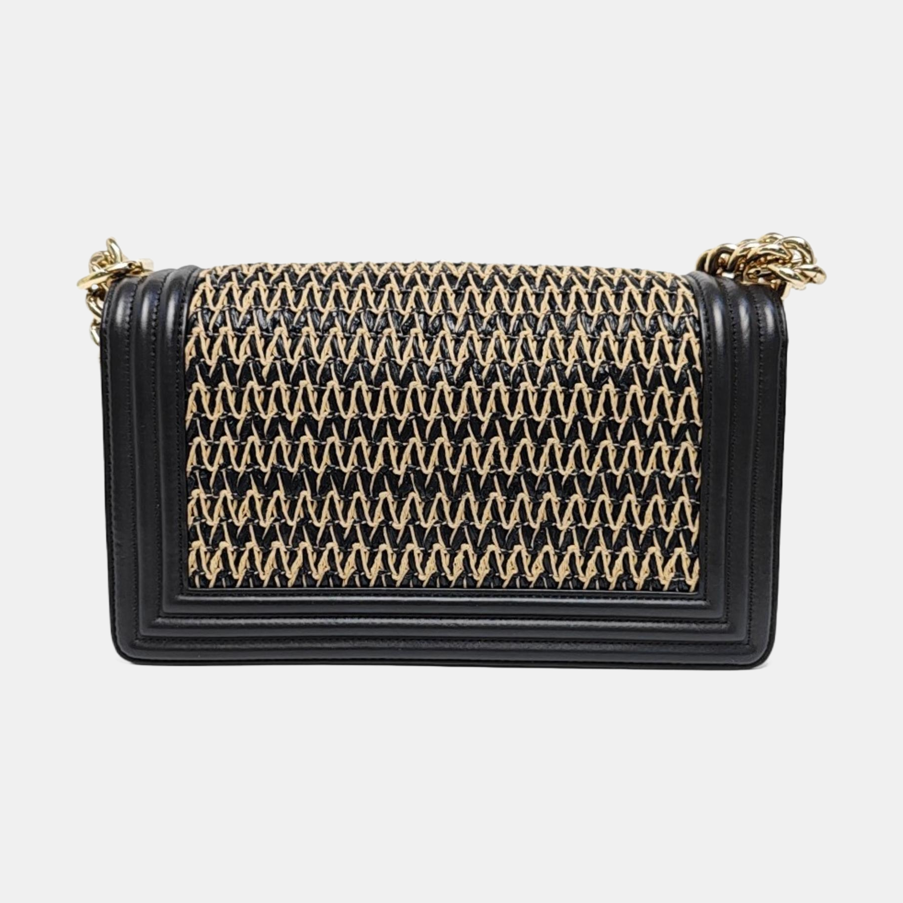 BOY CHANEL Medium Lambskin Black