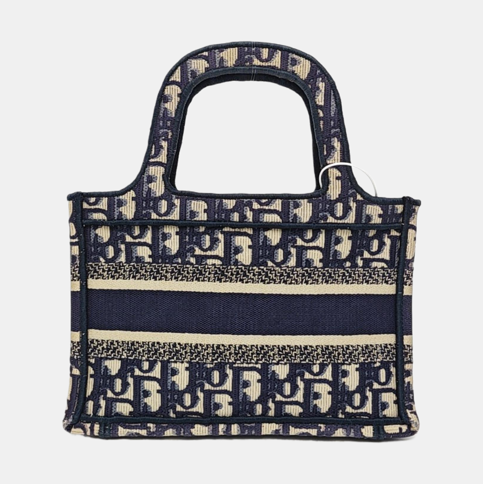Book Tote Mini Canvas Blue
