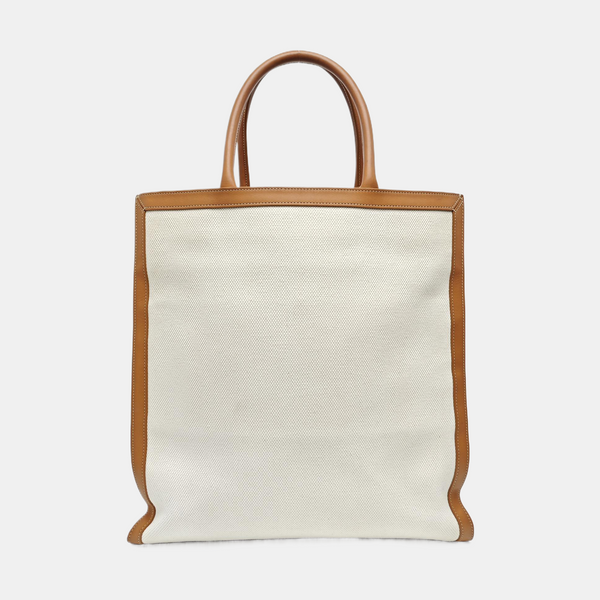 CABAS CELINE Medium Fabric White