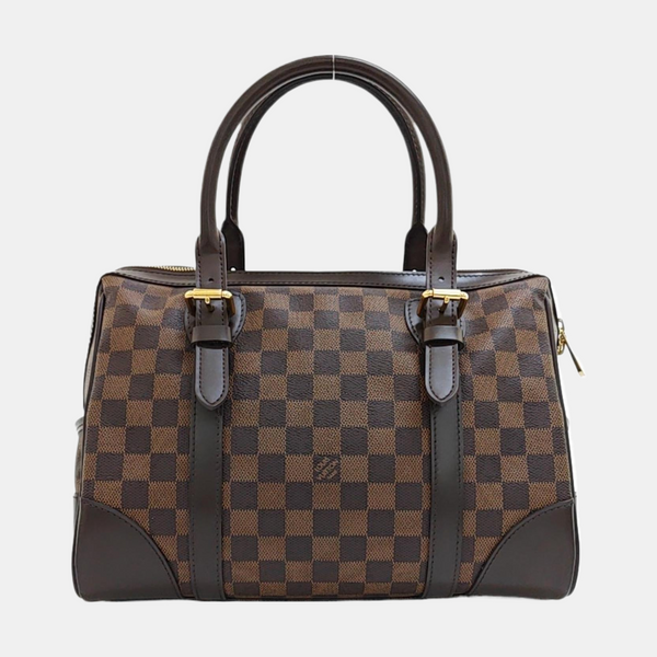 BERKELEY Damier Ebene Coated Canvas Brown