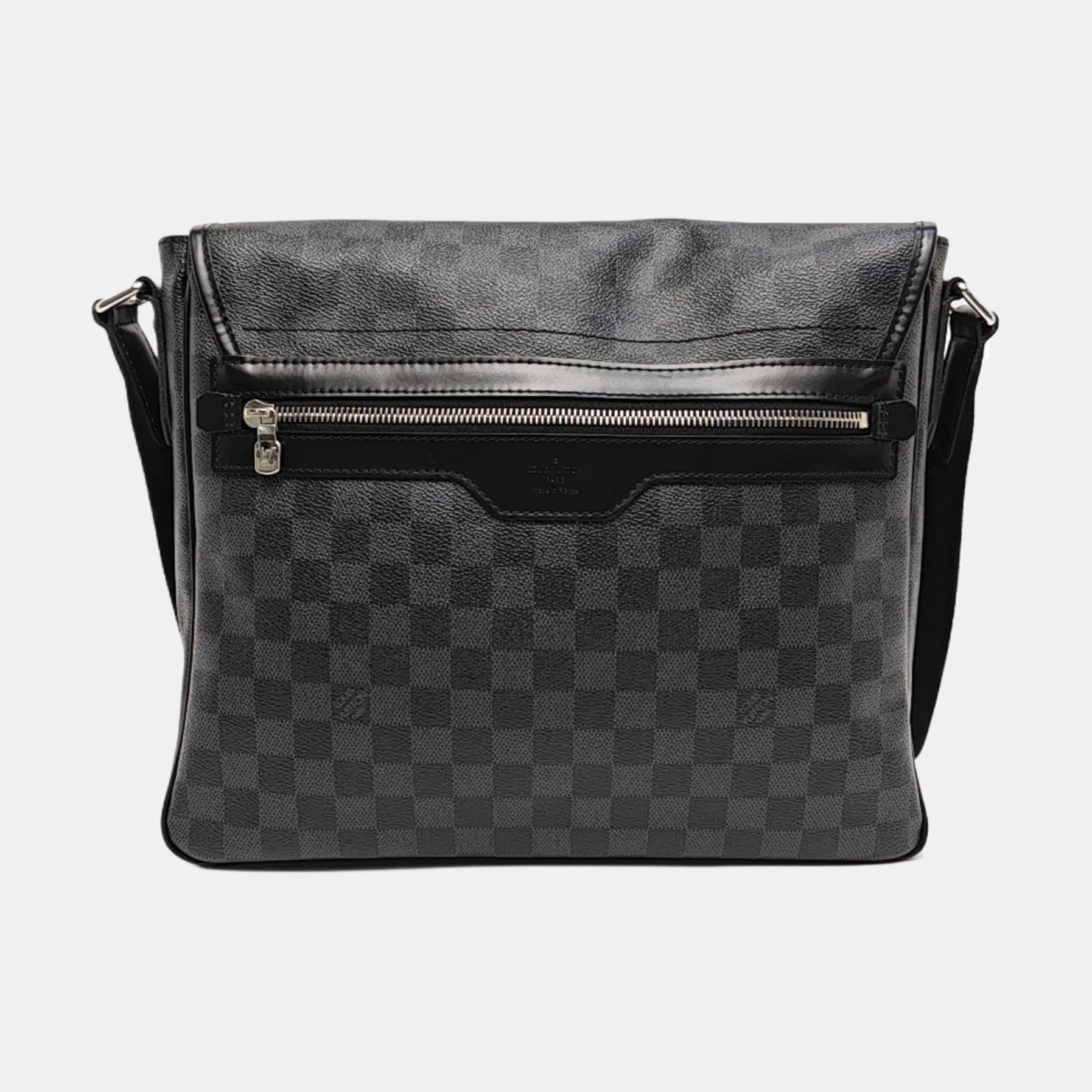 DANIEL Damier Graphite Coated Canvas Gray