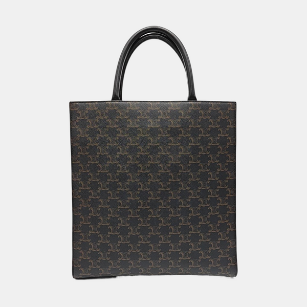 CABAS CELINE Small Coated Canvas Black