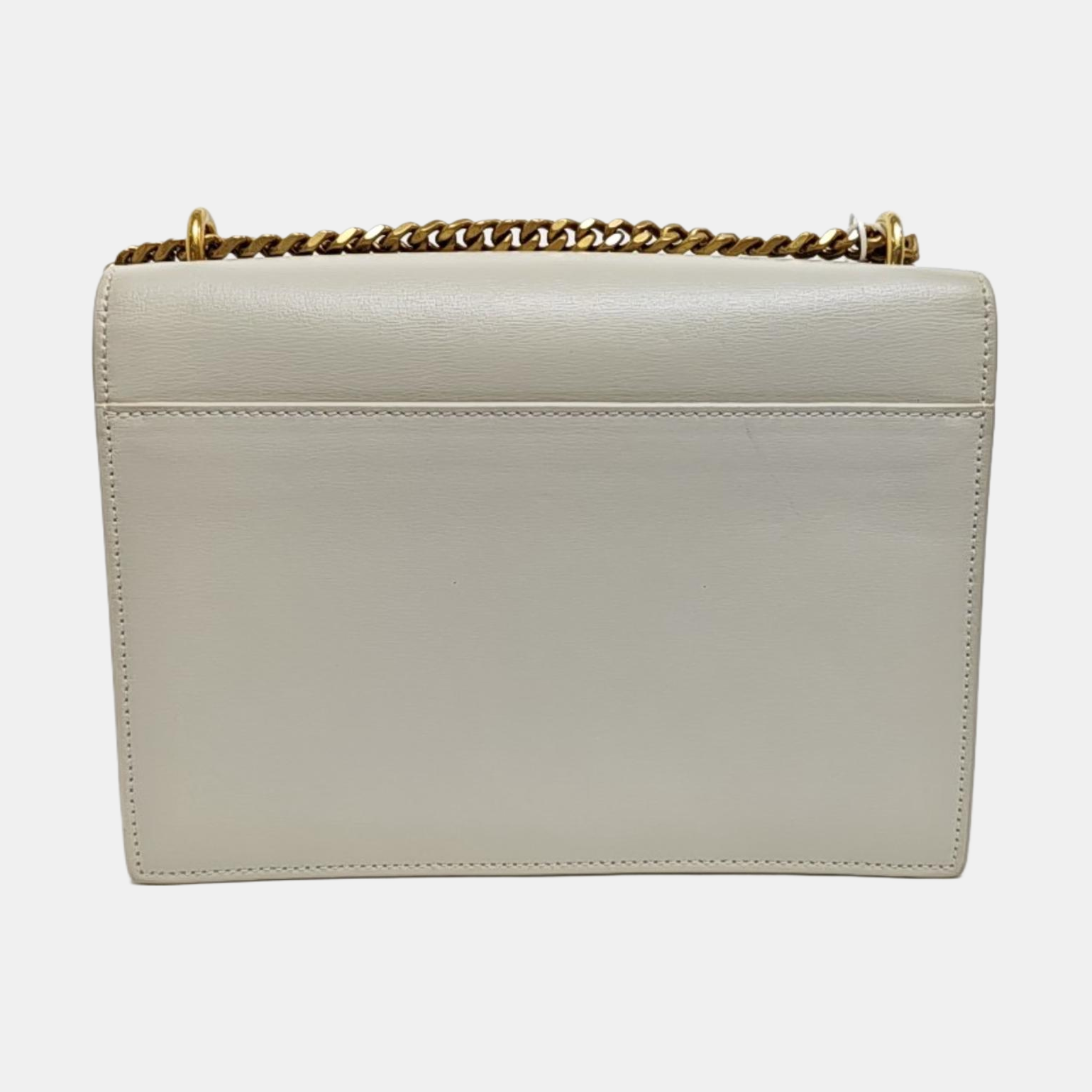 SUNSET Medium Calfskin White