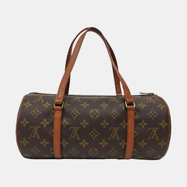 PAPILLON 30 Monogram Coated Canvas Brown