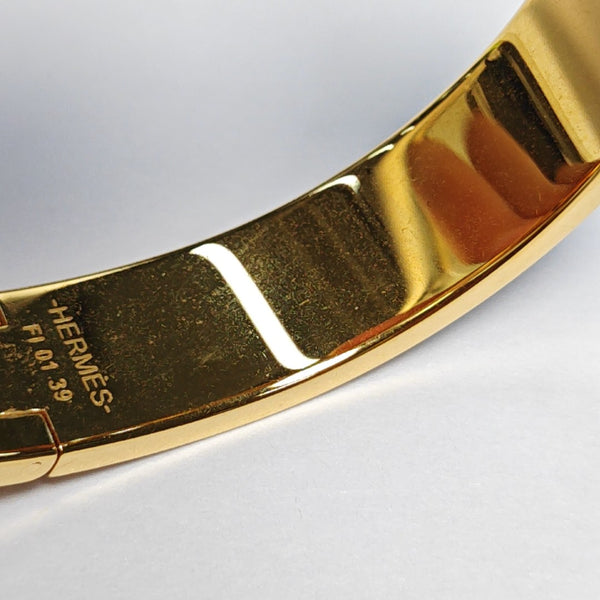 Clic H Metal Gold Bangle