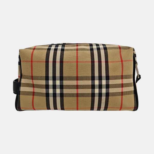 Canvas Top Handle Bag Brown