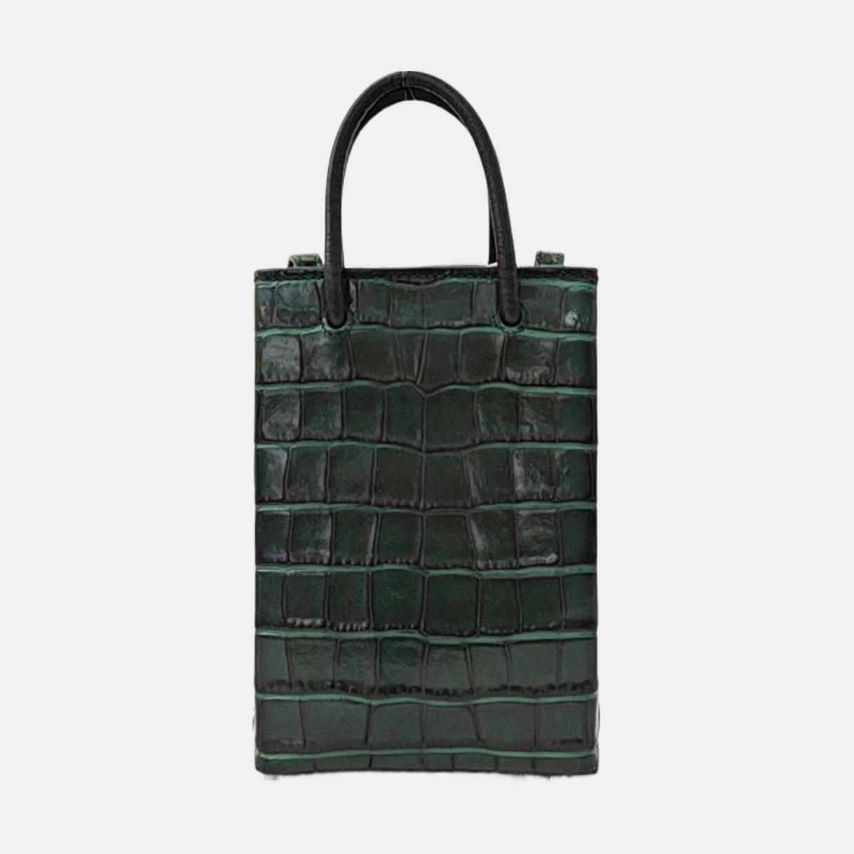 Shopping Bag Calfskin Green