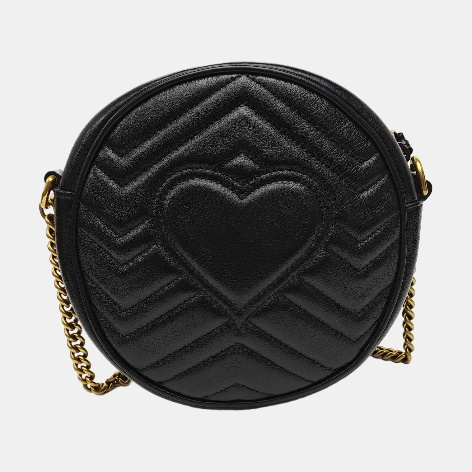 GG Marmont Mini Quilted Calfskin Black