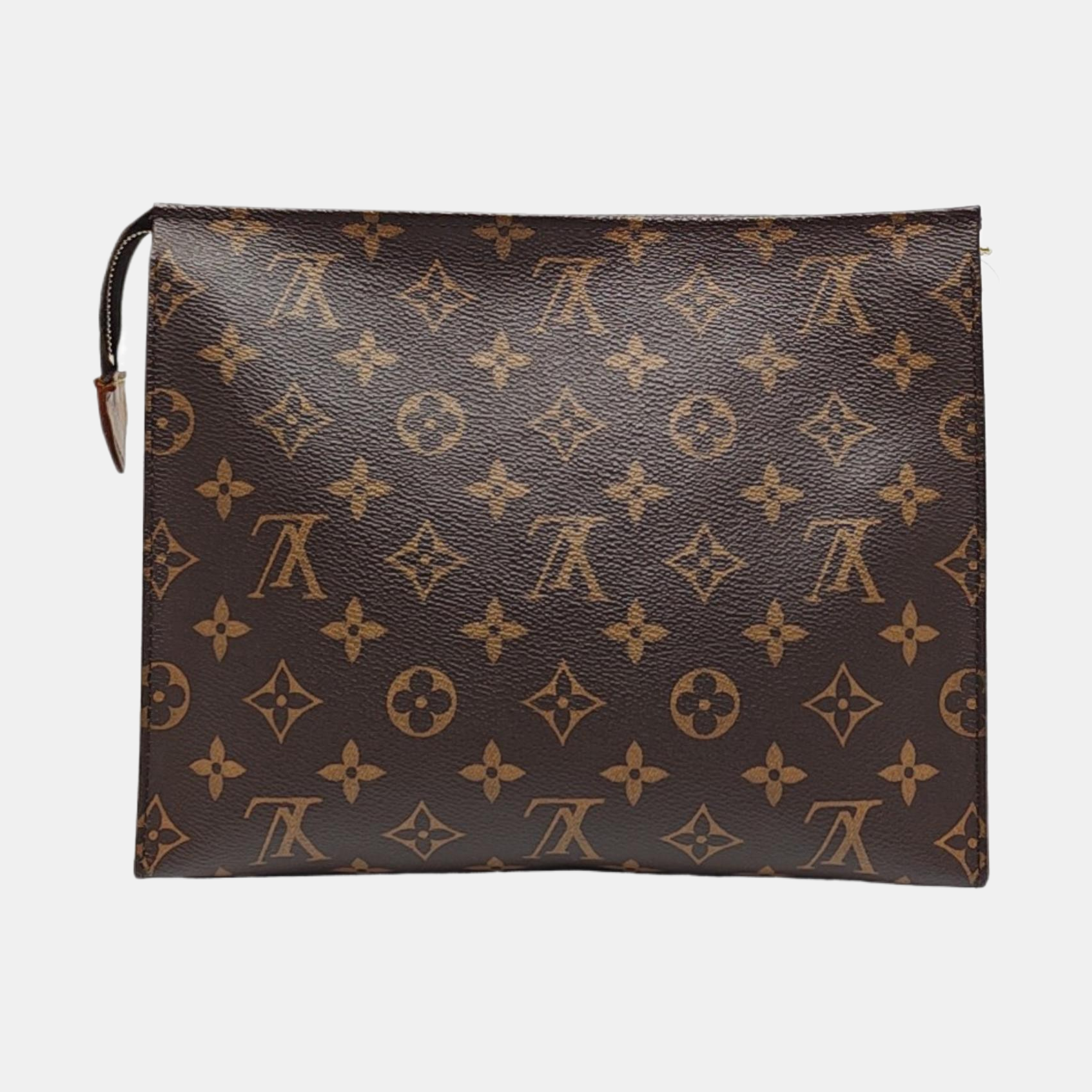 TOILET POCKET 26 Monogram Coated Canvas Brown