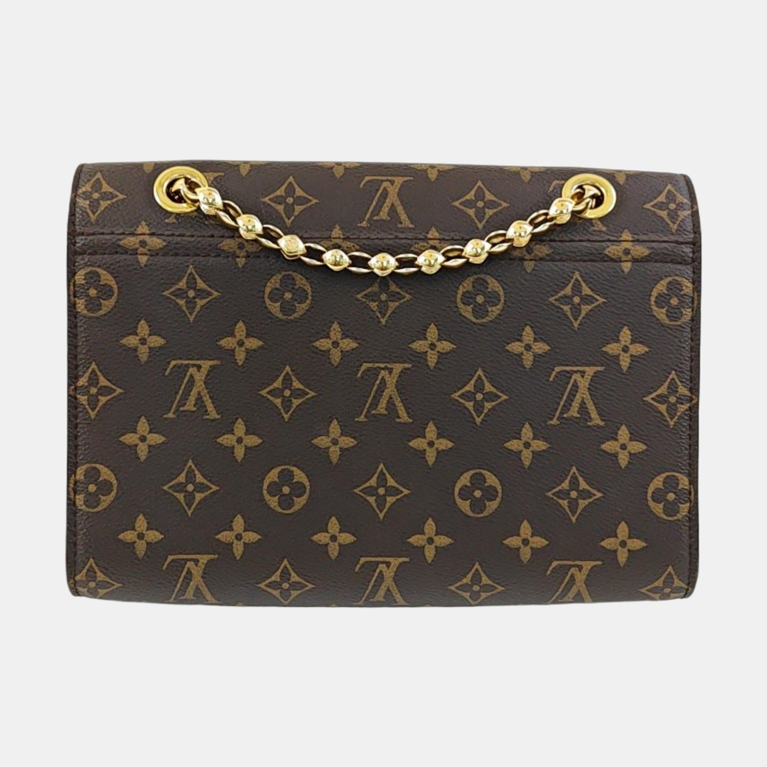 VICTOIRE Monogram Coated Canvas Brown