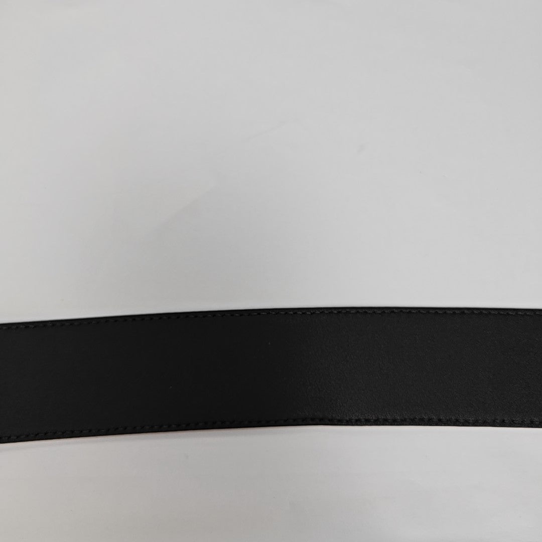 Coated Canvas Belt Black