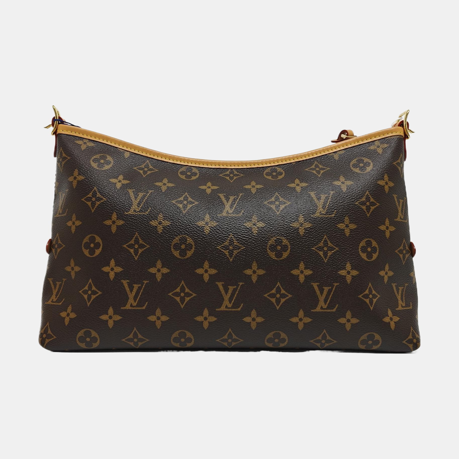 CARRYALL Small Monogram Coated Canvas Brown