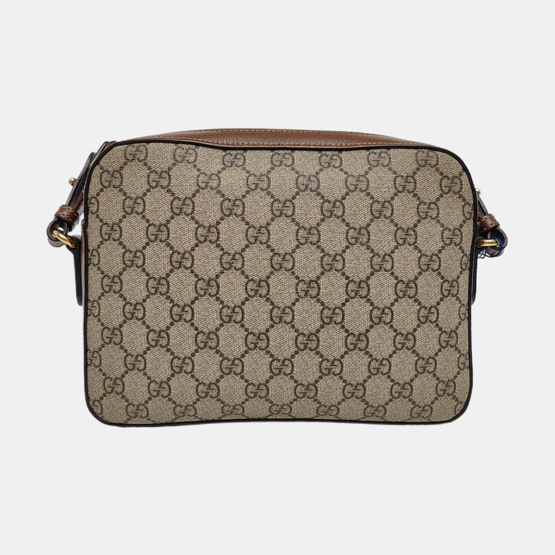Monogram Coated Canvas Shoulder Bag Black