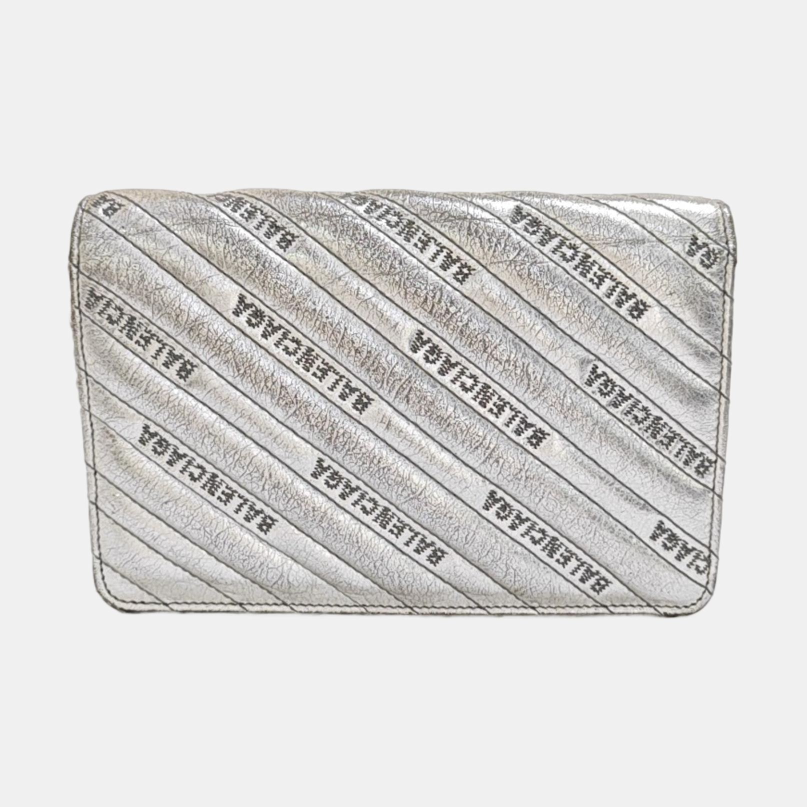 BB Quilted Calfskin Silver
