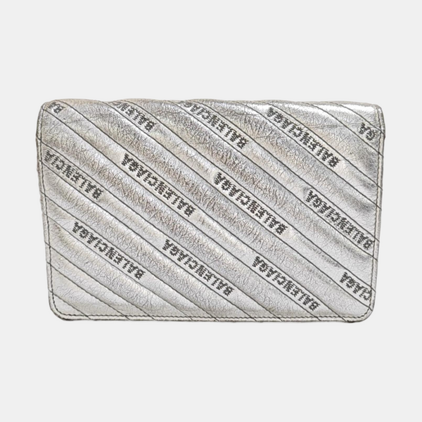 BB Quilted Calfskin Silver