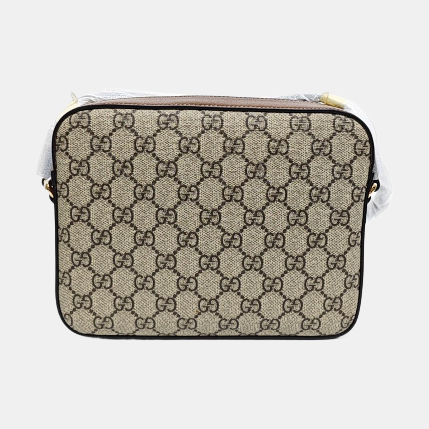 Horsebit 1955 Small Coated Canvas Beige