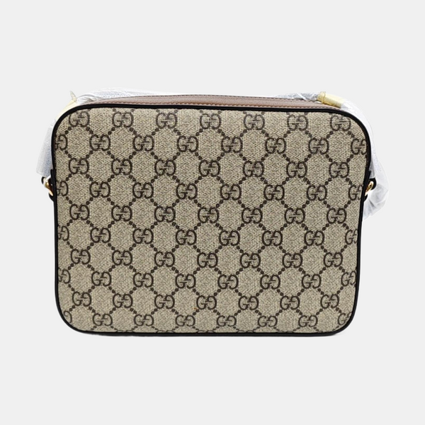 Horsebit 1955 Small Coated Canvas Beige